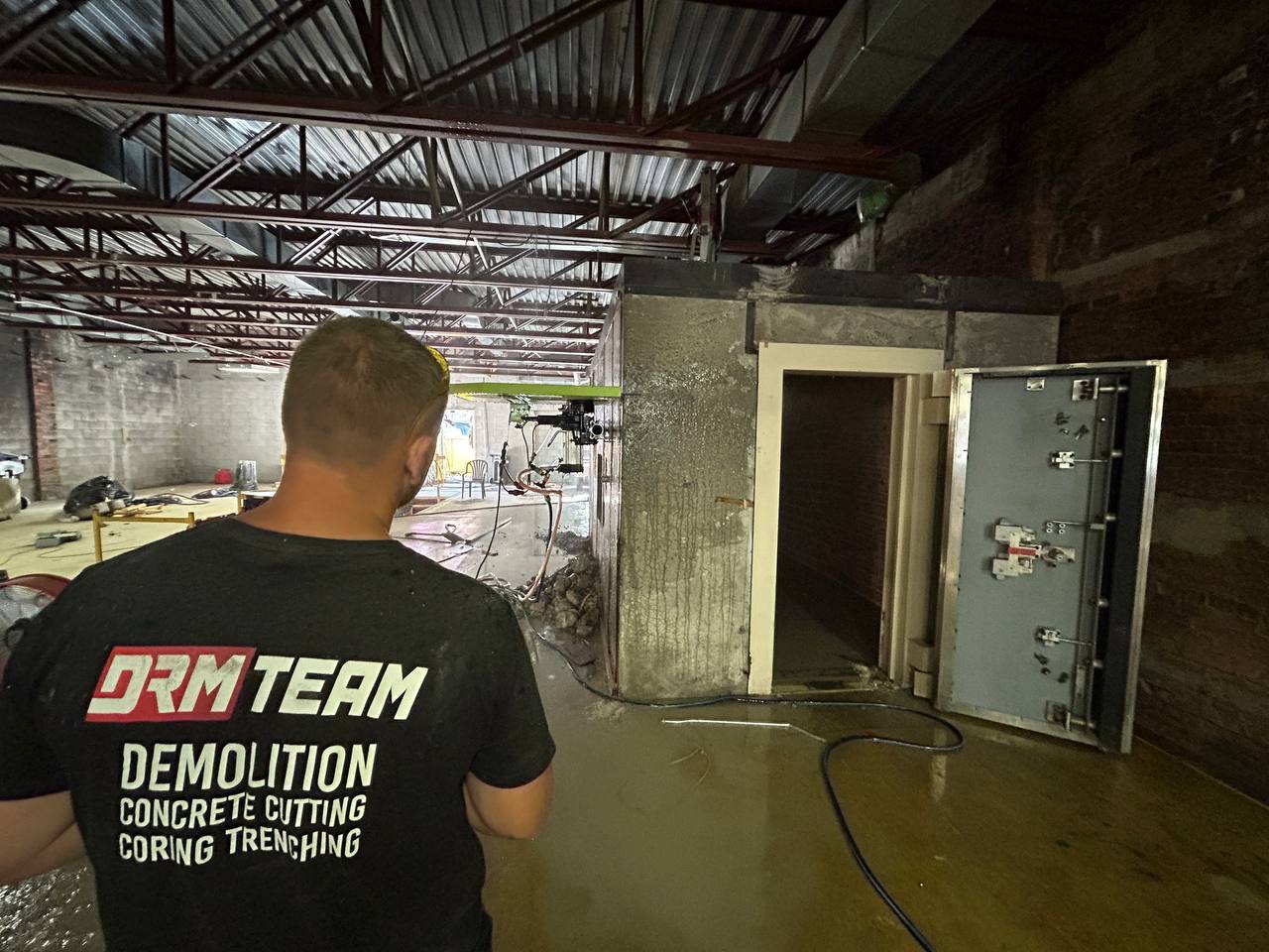 Bank Vault Demolition