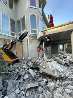 Concrete Stairs Demolition